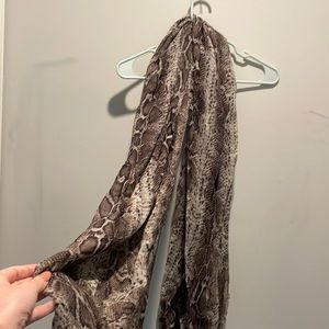H&M Snake Print Scarf